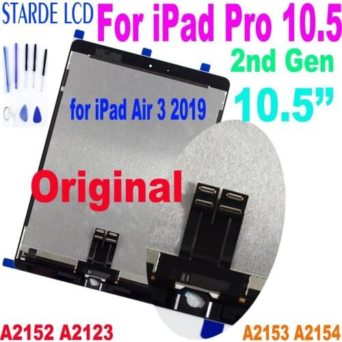 Original for iPad Pro 10.5 2nd Gen A2152 A2123 A2153 A2154 LCD Display Touch Screen Digitizer Assembly for Air 3 2019 10.5" LCD