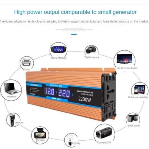 12v24v48v60v to 220V on-board inverter 800w2200w3000w power converter
