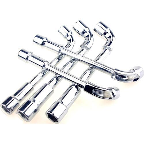 New arrival 6-24mm L type pipe perforation Outer hexagon sleeves Wrench elbow Double head