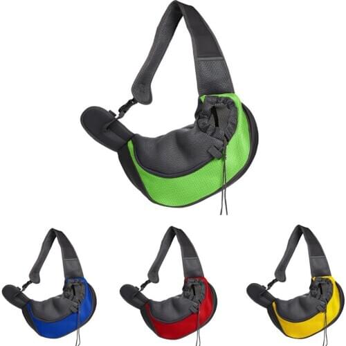 Dog and Cat Sling Carrier Hands Free Pet Papoose Bag Soft Pouch and Tote Design for Puppy Small Dogs Cats Outdoor Travel Bags