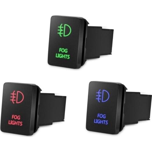 Vehicle Replaceable Fog Light Push Buttons Automotive Interior Functional Parts Fit for Prado 4Runner 150/200 Series