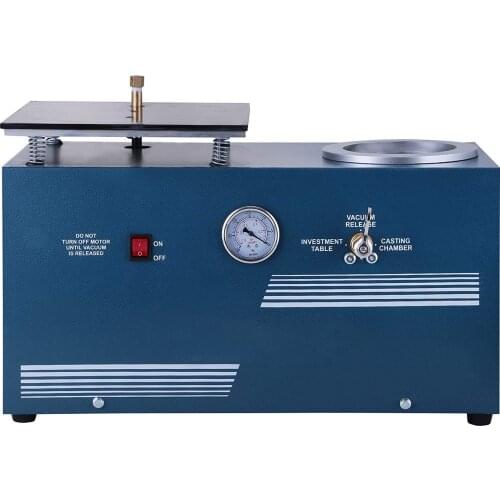 Jewelry Lost Wax Cast Combination Vacuum Investing Casting Investment Machine Table Top te