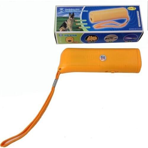 High Quality CD100 Ultrasonic Dog Repeller Training Pet Dog Device Trainer 3 in 1 TRAINING + REPELLER + LED light 1pc