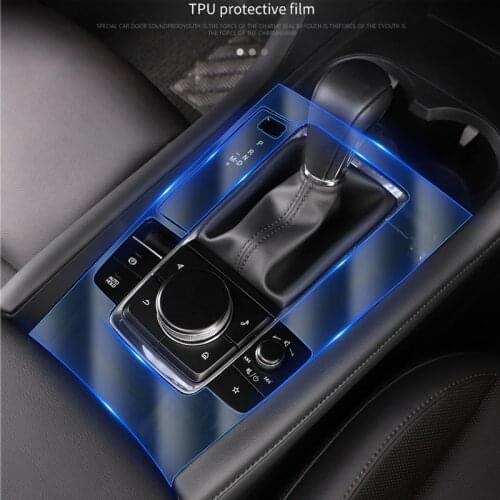 For Mazda 3 Axela 2020 2019 Interior Center console Transparent TPU Protective film Anti-scratch Repair film Accessories Refit