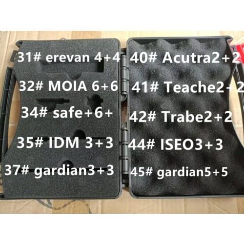 Magic Key gardian TACHE Acutra MOIA IDM Double Bit Locks Master Key Decoder Locksmith Tools