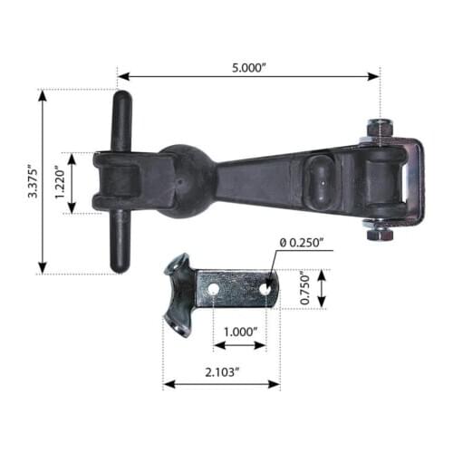 10PCS FEBIAT Hood Latch Kit used for Peterbilt HLK1007 HLK2002 2900215