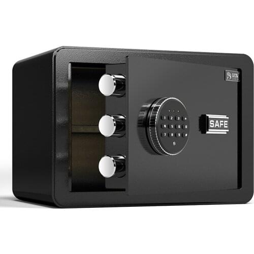 Safe home 25cm high electronic password office all-steel anti-theft in-wall small safe with lock