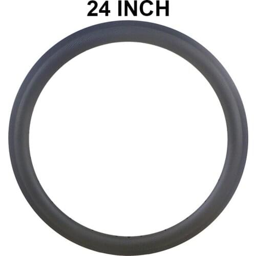 BITRANZ 24" 520 BMX carbon rim 24inch 35mm x 23mm width folding bike freestyle clincher carbon rim bicycle wheels circle