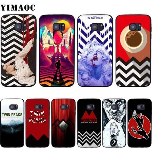 YIMAOC Twin Peaks Fire Walk with Me Case for Samsung Galaxy A7 A8 A9 A10 A20 A30 A40 A50 A70 M10 M20 M30 S10e J6 Plus
