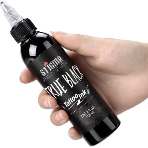 Premium Black Permanent Tattoo Ink Non-toxic, Safe, Waterproof And Long-lasting DIY Art Tattoo Pigment tool 120ml TI952-4OZ