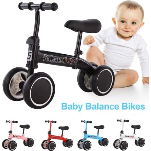 Baby Balance Bikes Bicycle Children Walker Toddler Bike Child Kids Baby Scooter No Pedal 4 Wheels Toddler Infant Bikes