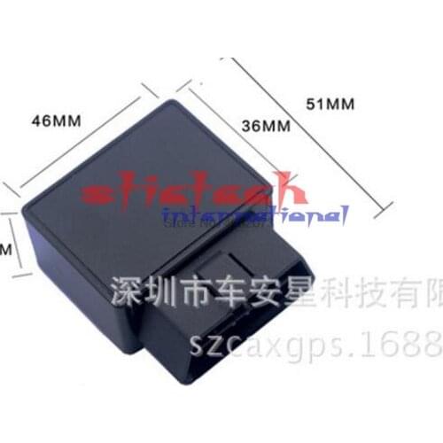 By dhl or ems 20pcs GPS Tracker Mini Auto OBD Car GSM Vehicle Tracking Device 16 PIN small china gps cheapest