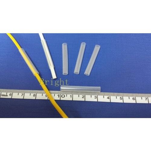 Length=32mm ID3.3 GJYXCH / GYPFTW /FTTH Cable Fusion Splice Protection Sleeves heat shrink sleeve,SS304 0.5 Rod Strength member