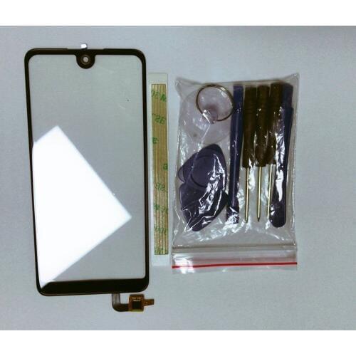 For Wiko View2 View 2 6.0inch Replacement Capacitive Front Touch Screen Black Panel Glass Panel Glass+Repair tools