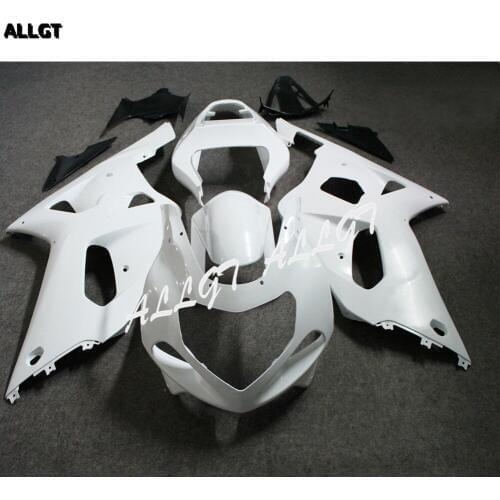 ABS Bodywork Fairing Kit For Suzuki GSXR 600/750 2001 2002 2003 Unpainted White