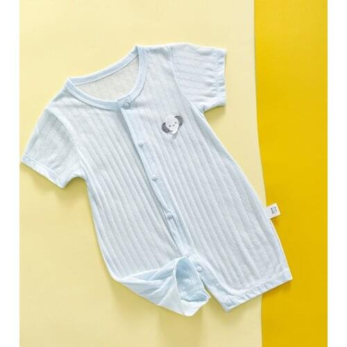 2021 Summer Male Baby Clothes Summer Short-sleeved Baby Short-sleeved One-piece Baby Clothes Baby Boy Outfit