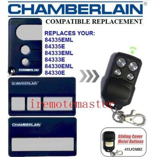 Best sale! Compatible CHAMBERLAIN LIFTMASTER 84335EML,84335E,84333EML,84330E repalcement remote beautiful
