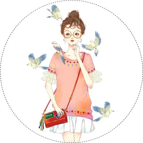 Fashion Summer Girls Washi Tapes Bullet Journal Masking Tape Adhesive Tape DIY Scrapbooking Washi Stickers