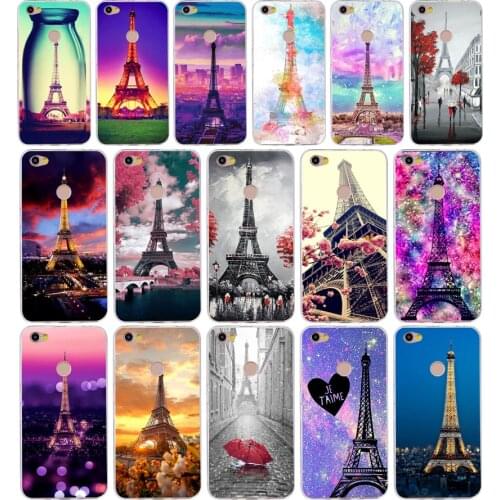 226H Love Paris Eiffel Tower Silicone Soft Tpu Cover phone Case for xiaomi redmi 4a 6a 4x note 5a pro mi a1