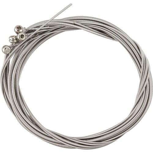 Set of 4 Steel Strings for 4 String Bass Guitar