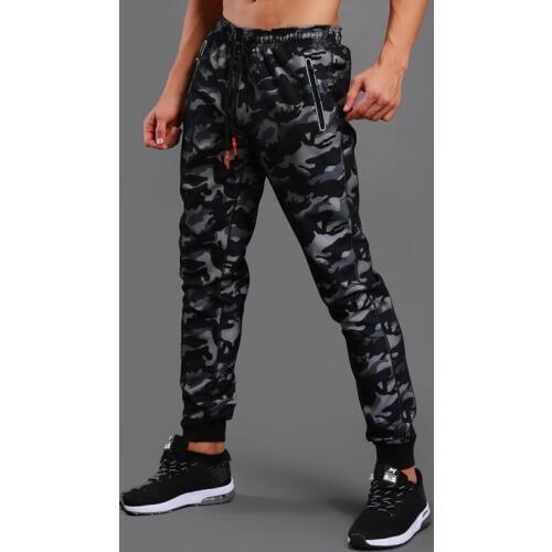 2018 New Sport Running Pants Men Hiking training Workout Basketball Soccer Leggings trousers comfortable elastic band Waist belt