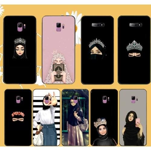 Ottwn Arabic Hijab Girl Queen Phone Case coque cover funda For Samsung Galaxy S5 S6 S7 S8 S9 S10 S10e S20 edge plus lite