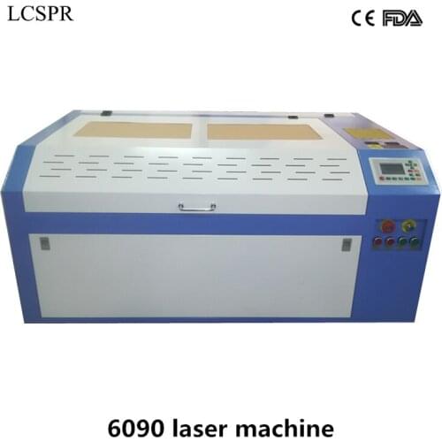 Ruida 6442G mainboard 6090 laser engraving and cutting machine with 80W CO2 laser tube free shipping