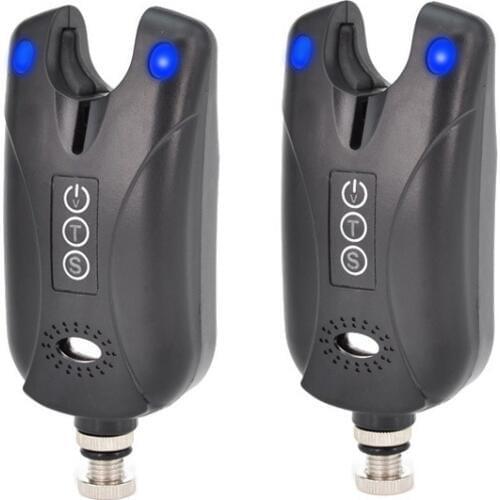 Fishing Bite Alarms Receiver Sound Alert LED Alarm Indicator Adjustable Tone Volume Fishing Throwing Rod Fishing tools