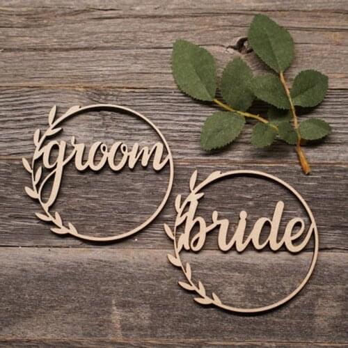 Wedding signs Escort Cards place cards, Groom and Bride Wooden Name Plates,wedding Guest Name,Personalized wedding decorations