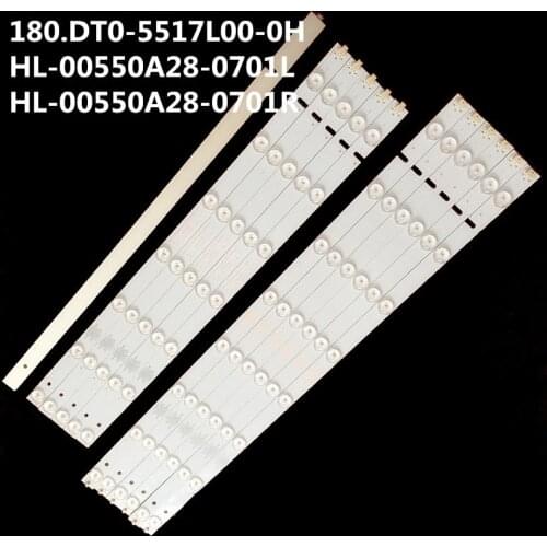 Led backlight for LT-55NU57A L CX550DLEDM LED STRIP 180.DT0-5517L00-0H HL-00550A28-0701L HL-00550A28-0701R