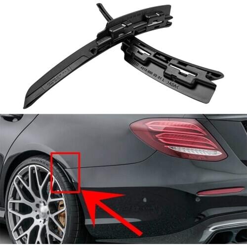 Rear Bumper Fender Flare Extension Wheel Eyebrow Lips For Mercedes Benz W213 E200 E250 E300 E400 E53 E63 E43 AMG Sedan 2016-2022
