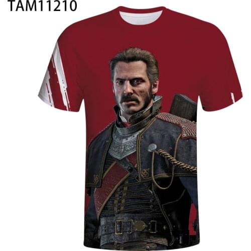 Order 1886 Action Adventure Game 3D Printing Men And Women Personality Trendy Sweat-Wicking Round Neck T-Shirt