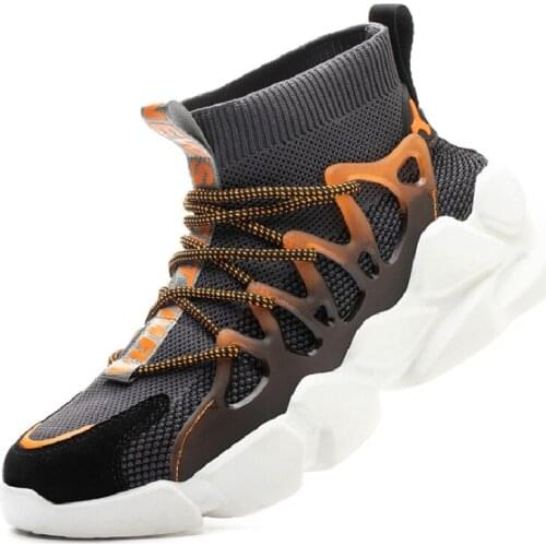 Unisex Safety Shoes Men Indestructible Socks Shoes Men Boots Puncture Proof Designer Sneakers Boots Steel Toe Work Shoes