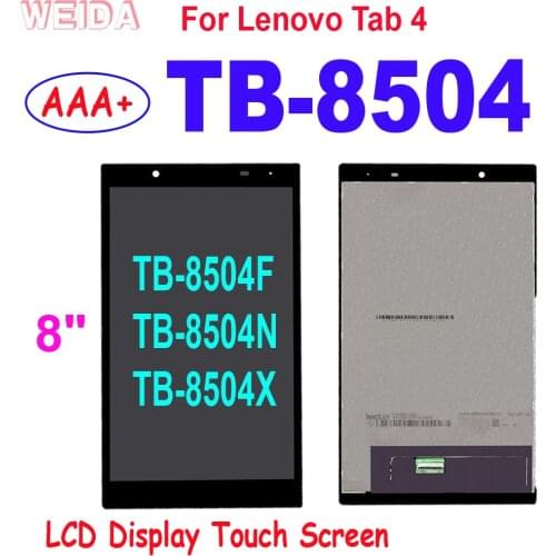 AAA+ 8" LCD For Lenovo Tab 4 8504 TB-8504 LCD Display Touch Screen Digitizer Assembly for Lenovo TB-8504F TB-8504X TB-8504N LCD