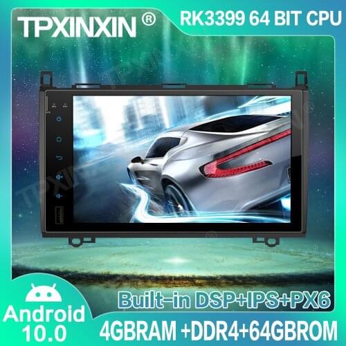 64G Android 10.0 For Mercedes Benz Sprinte B200 Vito Viano Car CD DVD Player GPS Navigation Auto Multimedia Player Tape Recorder