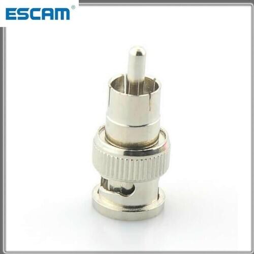 BNC male Plug To RCA male Jack Adapter Connector Coaxial CCTV Durable CCTV Camera Accessories BNC RCA ESCAM BNC06 JR B9