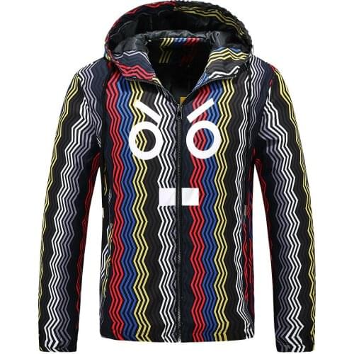 Spring Autumn Bomber Hooded Men Casual Slim Patchwork Windbreaker Clothing