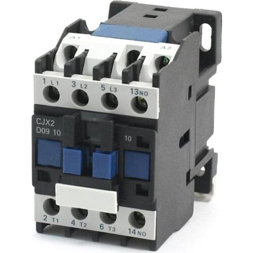 CJX2-0910 AC 220V Coil 35mm DIN Rail Mounting Electric Power Contactor