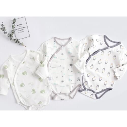 Baby Boys Girls Clothes Newborn Romper Bodysuit Spring Summer Fall Jumpsuit Long Sleeves Playsuit Newborn Baby Onesie Costume