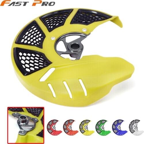 Motorcycle Front Brake Disc Rotor Guard Cover Protector For SUZUKI RMZ250 2007-2019 RMZ450 2005-2019 RMX450Z 2010-2017