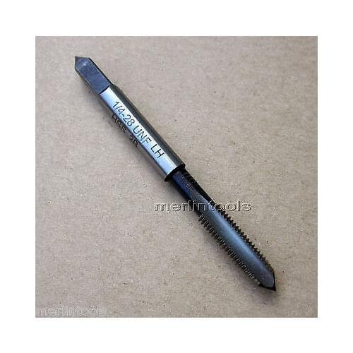 1/4" - 28 HSS 3 Flute Left Hand Tap 1/4 - 28 TPI