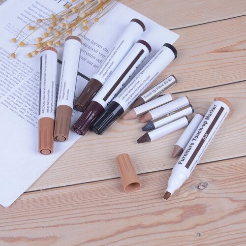 3/6Pcs Wood Repair Kit Furniture Paint Floor Repair Floor Wax Crayon Scratch Patch Paint Pen Composite Repair Materials