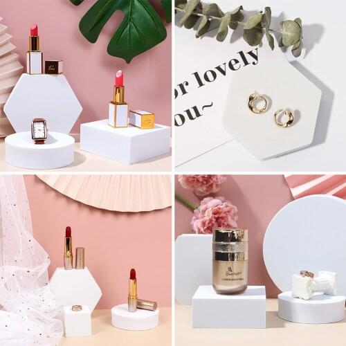 New Hot INS Photography Cube Photo Props Foam Geometric Cube Shooting Props For Jewelry Beauty Ornaments Photography Backdrops