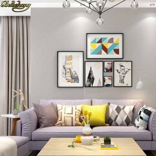 Beibehang Modern minimalist self-adhesive pure color wallpaper wallpaper living room bedroom wall thick waterproof wallpaper