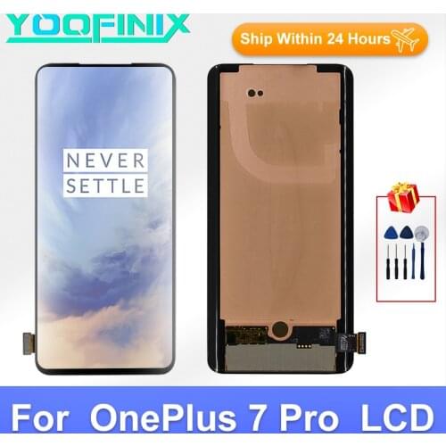 Original For OnePlus 7 Pro LCD GM1911 GM1913 GM1917 GM1910 Display 1+ 7 Pro LCD Touch Screen Digitizer Display Replacement Parts