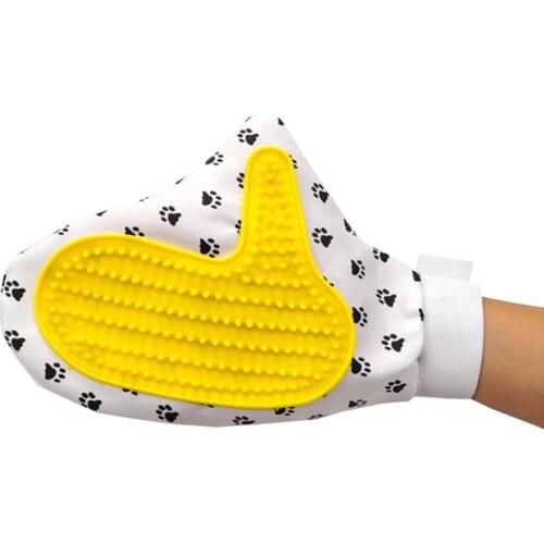 1 Pcs Cat Grooming Glove Rubber Waterproof Kitten Puppy Bathing Cleaning Massage Comb Gloves Cat Hair Deshedding Brush Supplies