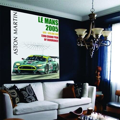 24 Hours Of Le Mans 2005 73RD Grand Prix Car 911 RSR Poster Print On Canvas Painting Home Decor Wall Picture For Living Room