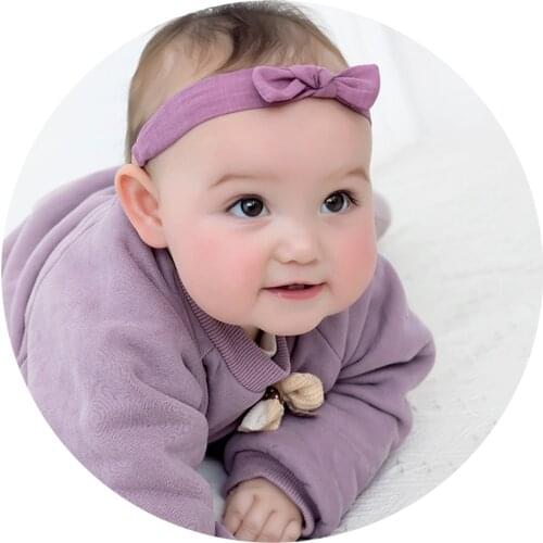 Baby Girl Turban Headbands For Girls Hair Bow Headband For Children Elastic Hair bands Toddler Baby Hair Accessories