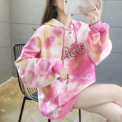 Женские толстовки с принтом Ruzhi China At AliExpress