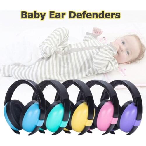 2021 New Baby Kids Sleep Ear Defenders Noise Proof Earmuffs For 0- 2 Years Baby Kids Noise Cancelling Headphones Ear Defender